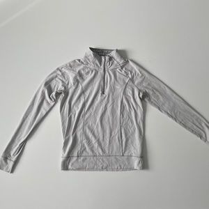 Victoria’s Secret pink light grey quarter zip sweatshirt